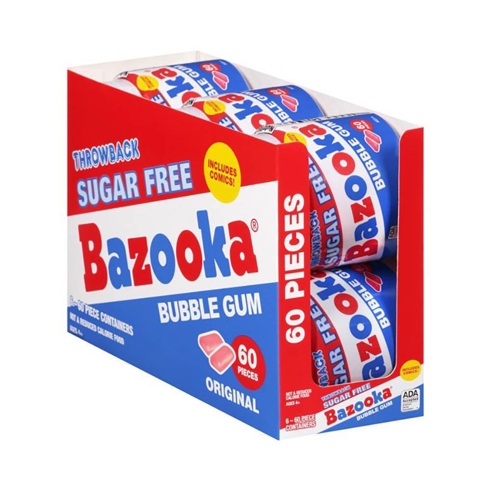 Bazooka Sugar Free Bubble Gum To Go Cup: 6-Piece Box - Candy Warehouse