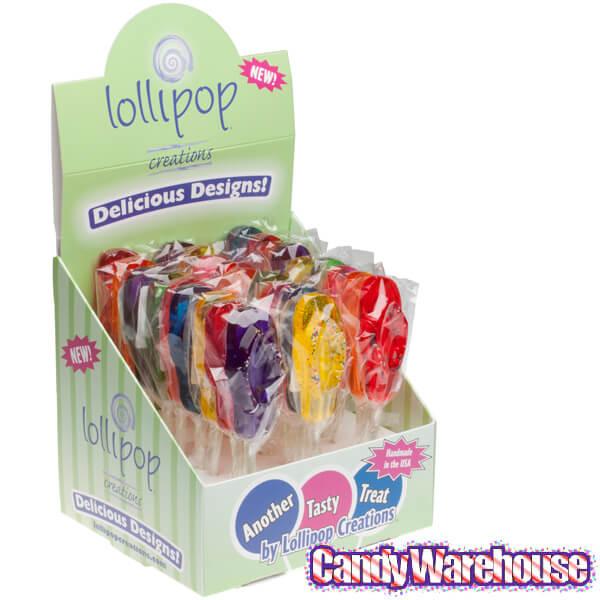 Beach Sandals Hard Candy Lollipops: 27-Piece Box - Candy Warehouse