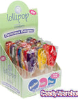 Beach Sandals Hard Candy Lollipops: 27-Piece Box