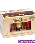 Bee International Beer Filled Dark Chocolate Bottles - Assorted: 6-Piece Gift Box - Candy Warehouse