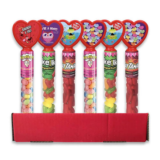 Bee International Candy Hearts Tubes - Mike & Ike, Hot Tamales, and ...