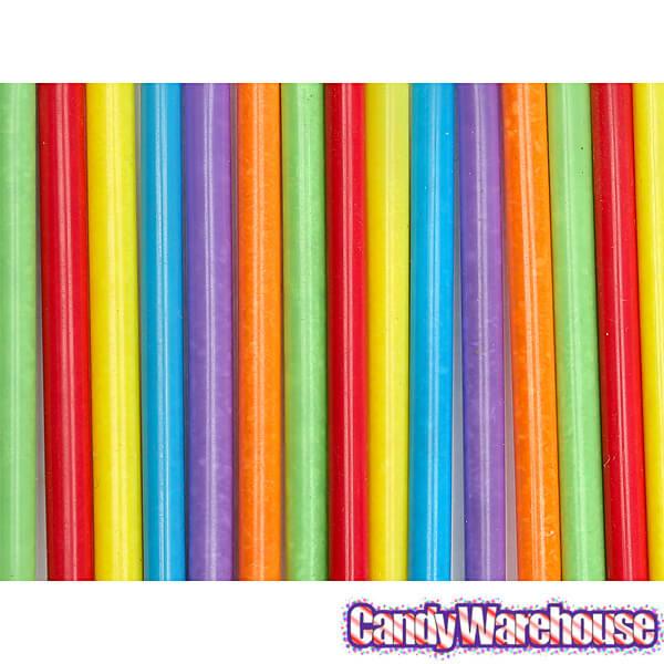 Bee International Color Your Mouth Candy Powder Filled Straws: 12-Piece Display - Candy Warehouse