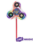 Bee International Fidget Spinner 3-Ounce Rainbow Swirl Pops: 12-Piece Display