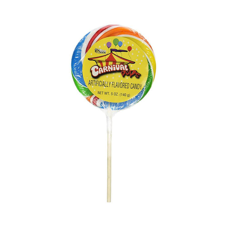Bee International Giant 4.25-Ounce Carnival Pops: 12-Piece Box | Candy ...