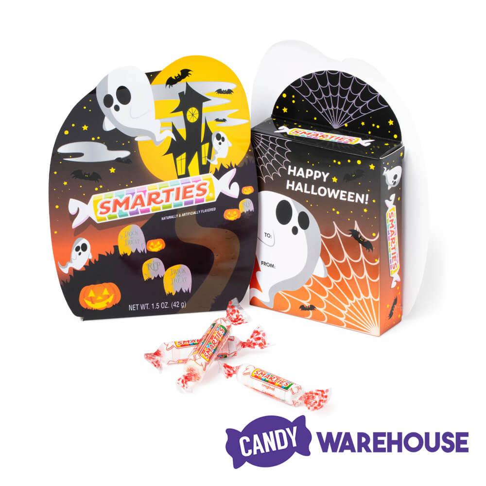 Bee International Halloween Boxes with Smarties, Sour Punch Twists, and Warheads: 12-Piece Box - Candy Warehouse