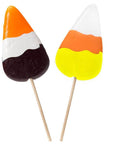 Bee International Halloween Jumbo Candy Corn Lollipops: 12-Piece Display - Candy Warehouse