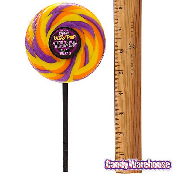 Bee International Halloween Spinning Dizzy Pops: 12-Piece Display - Candy Warehouse