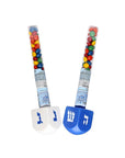 Bee International Hanukkah Dreidel Candy Tubes: 24-Piece Display