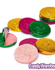 Bee International Mardi Gras Bubble Gum Coins: 100-Piece Bag - Candy Warehouse