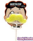 Bee International Mustache Candy Pops: 12-Piece Display