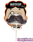 Bee International Mustache Candy Pops: 12-Piece Display