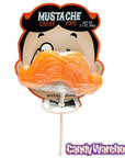 Bee International Mustache Candy Pops: 12-Piece Display