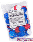 Bee International Patriotic USA Bubble Gum Coins: 100-Piece Bag