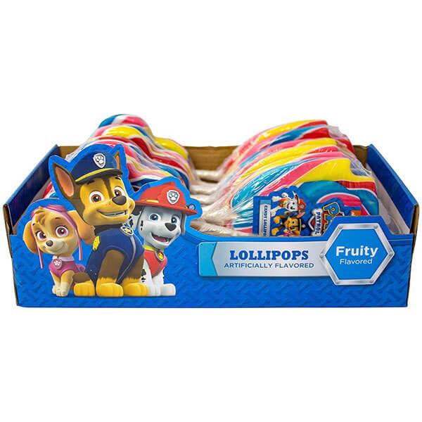 Bee International Paw Patrol Giant 4-Ounce Lollipops: 12-Piece Box - Candy Warehouse