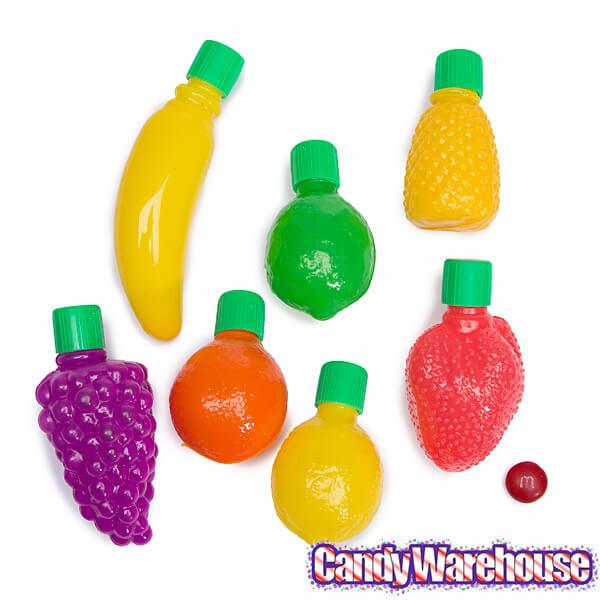 Bee International Powder Filled Plastic Fruits Medley: 72-Piece Bag - Candy Warehouse