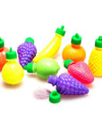 Bee International Powder Filled Plastic Fruits Medley: 72-Piece Bag