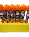 Bee International Pumpkin Topped Tubes with Candy Corn: 24-Piece Box - Candy Warehouse