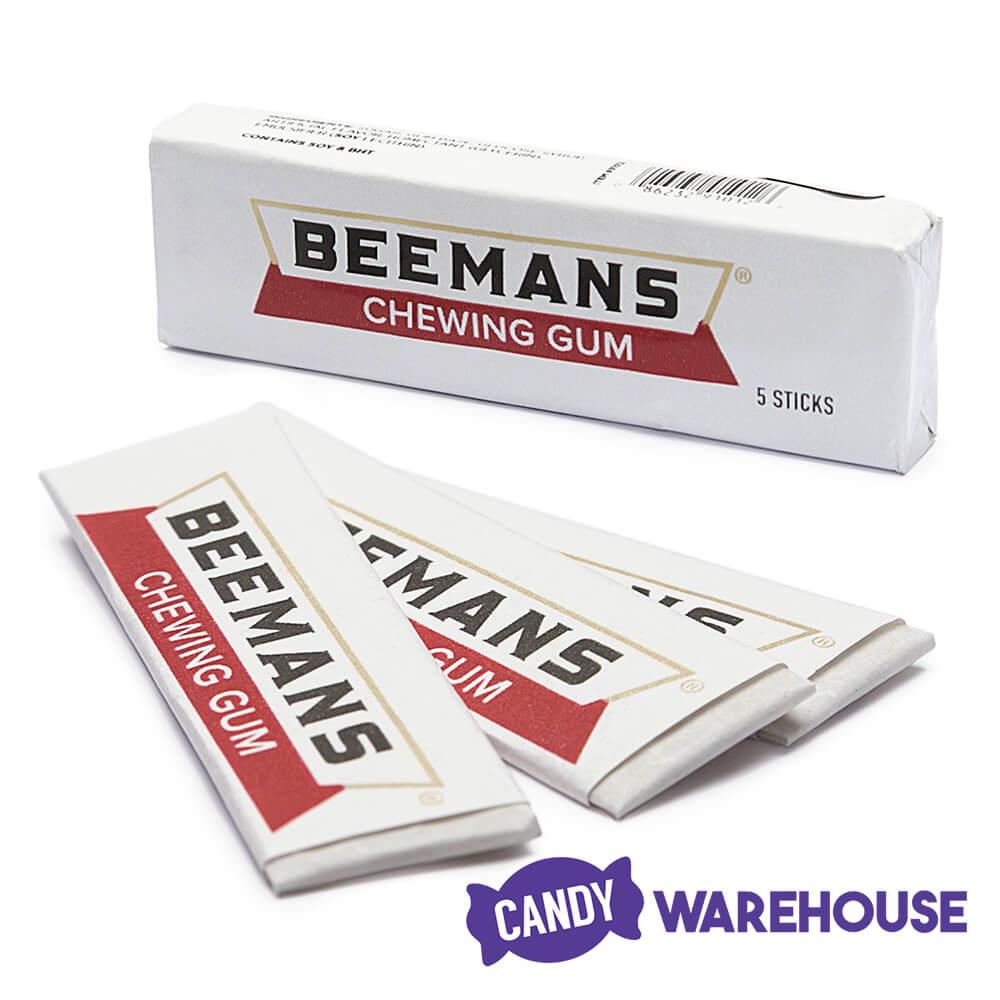 Beeman's Gum 5-Stick Packs: 10-Piece Gift Tin - Candy Warehouse