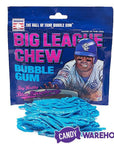 Big League Chew Bubble Gum Packs - Blue Raspberry: 12-Piece Box