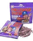 Big League Chew Bubble Gum Packs - Grape: 12-Piece Box - Candy Warehouse