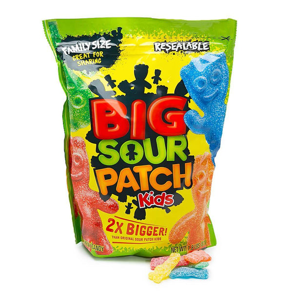 Sour Patch Kids Big Bag, 1.7 Pounds, 4 per Case, Price/Case