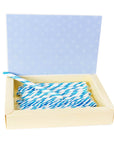 Birth Announcement Candy Sticks - Boy: 24-Piece Box