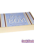 Birth Announcement Candy Sticks - Boy: 24-Piece Box