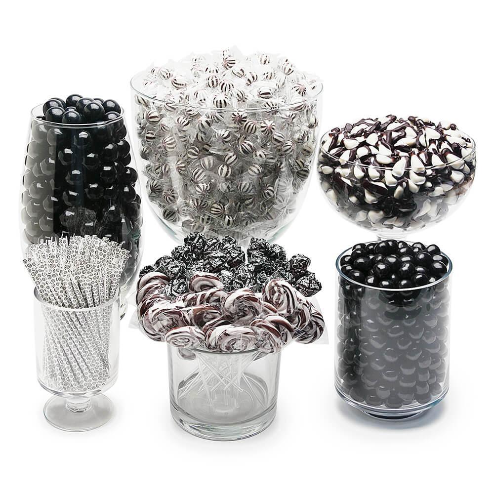 Black Candy Bar Table Assortment - Candy Warehouse