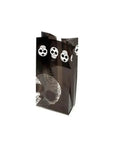 Black Cello Candy Bags with Day of the Dead Skulls: 100-Piece Box