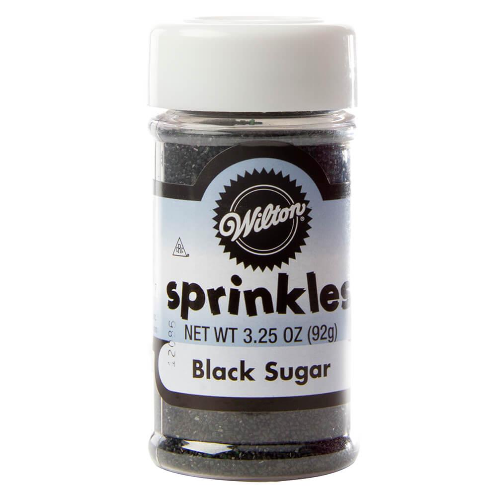 Black Colored Sugar: 3.25-Ounce Bottle - Candy Warehouse