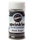 Black Colored Sugar: 3.25-Ounce Bottle - Candy Warehouse