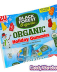 Black Forest Organic Holiday Gummy Candy Snack Packs: 20-Piece Bag - Candy Warehouse