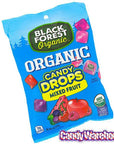 Black Forest Organic Mixed Fruit Hard Candy Drops: 6-Ounce Bag - Candy Warehouse