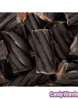 Black Licorice Twists with Chocolate Centers: 6.3-Ounce Bag - Candy Warehouse