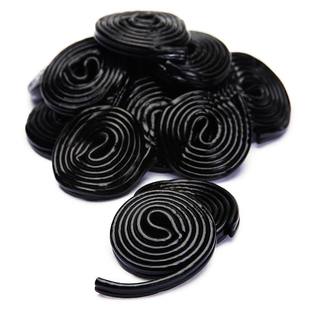 Black Licorice Wheels: 2KG Bag - Candy Warehouse