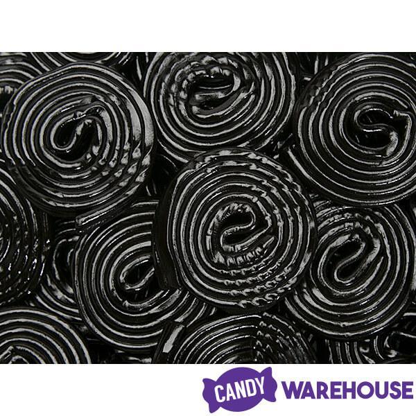 Black Licorice Wheels: 2KG Bag - Candy Warehouse