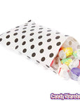 Black Polka Dot Candy Bags: 25-Piece Pack - Candy Warehouse