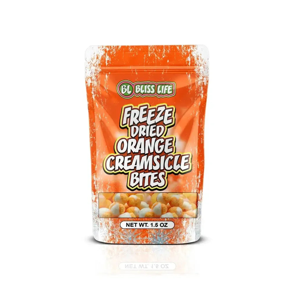 Bliss Life Freeze Dried Orange Creamsicle Candy Bags: 25-Piece Case