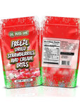 Bliss Life Freeze Dried Strawberries and Cream Candy Bags: 25-Piece Case