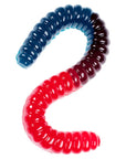 Blue & Red 2-Foot-Long Giant Gummy Worm - Candy Warehouse