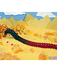 Blue & Red 2-Foot-Long Giant Gummy Worm - Candy Warehouse