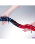 Blue & Red 2-Foot-Long Giant Gummy Worm - Candy Warehouse