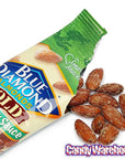 Blue Diamond Wasabi and Soy Sauce Almonds 1.5-Ounce Bags: 12-Piece Box - Candy Warehouse