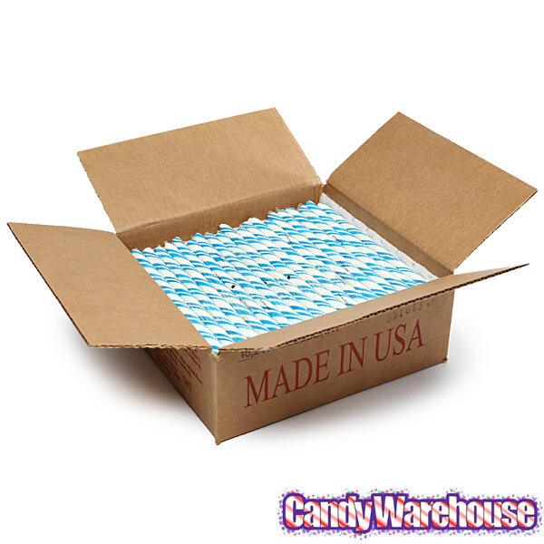 Blueberry Hard Candy Sticks: 100-Piece Box - Candy Warehouse