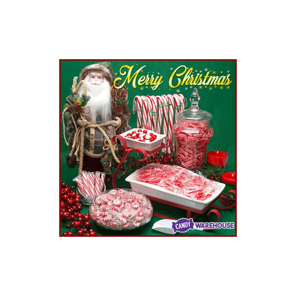 Bobs Sweet Stripes Peppermint Giant Candy Canes: 24-Piece Display - Candy Warehouse