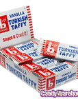 Bonomo Turkish Taffy Candy Bars - Vanilla: 24-Piece Box