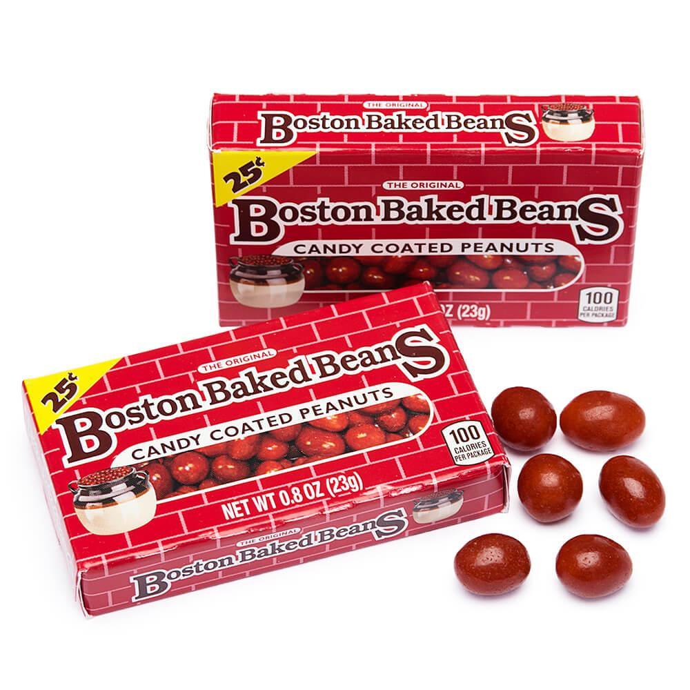 Boston Baked Beans Candy Mini Packs: 24-Piece Box - Candy Warehouse