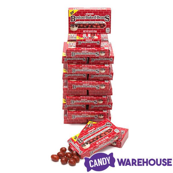 Boston Baked Beans Candy Mini Packs: 24-Piece Box - Candy Warehouse