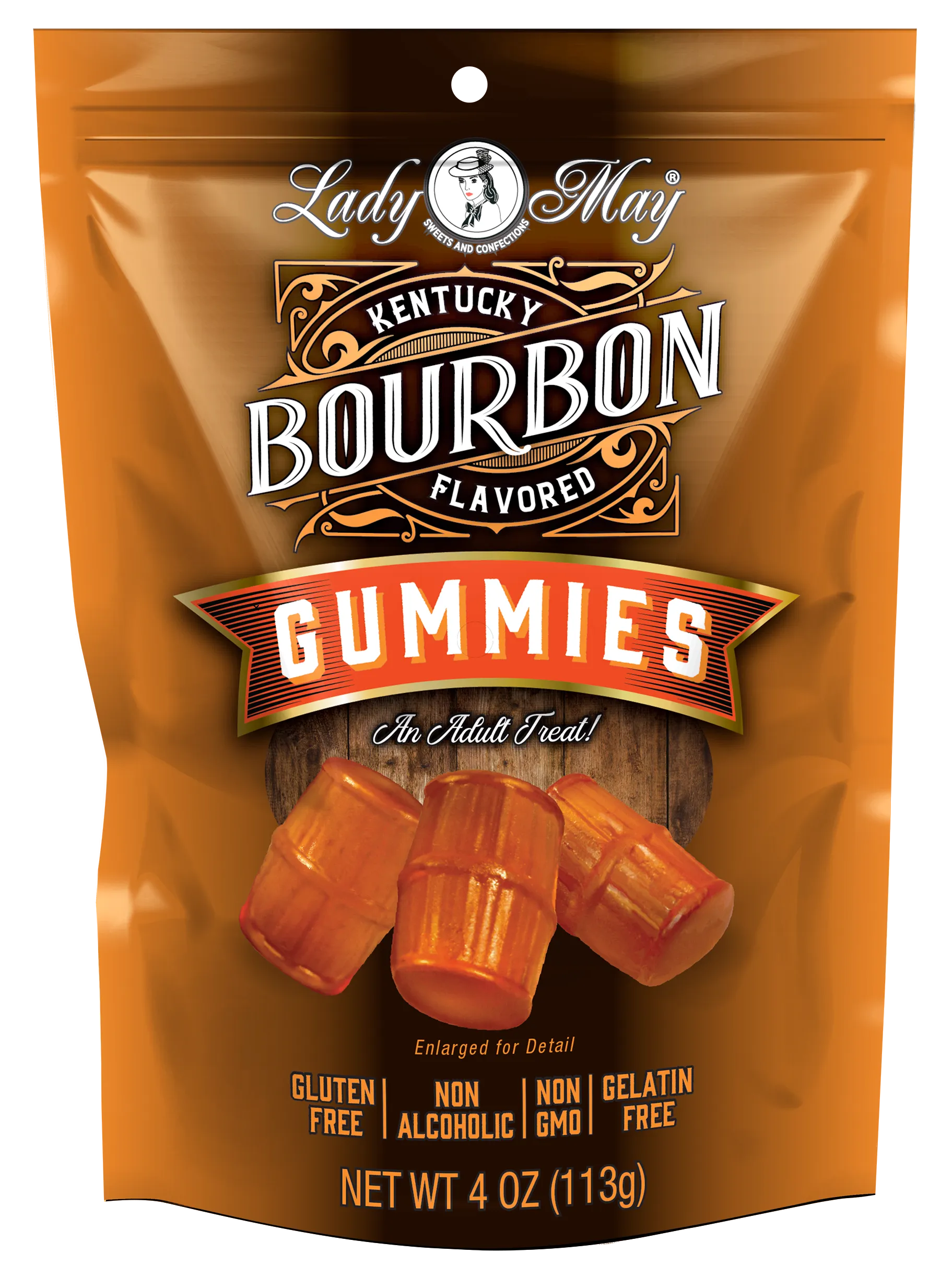 Lady May Sweets Vegan Gourmet Kentucky Bourbon Gummies