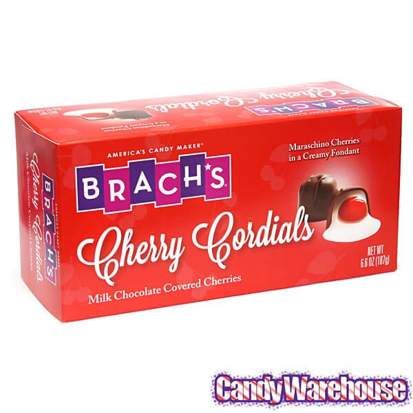 Brach&#39;s Chocolate Covered Cherries Candy: 10-Piece Box - Candy Warehouse